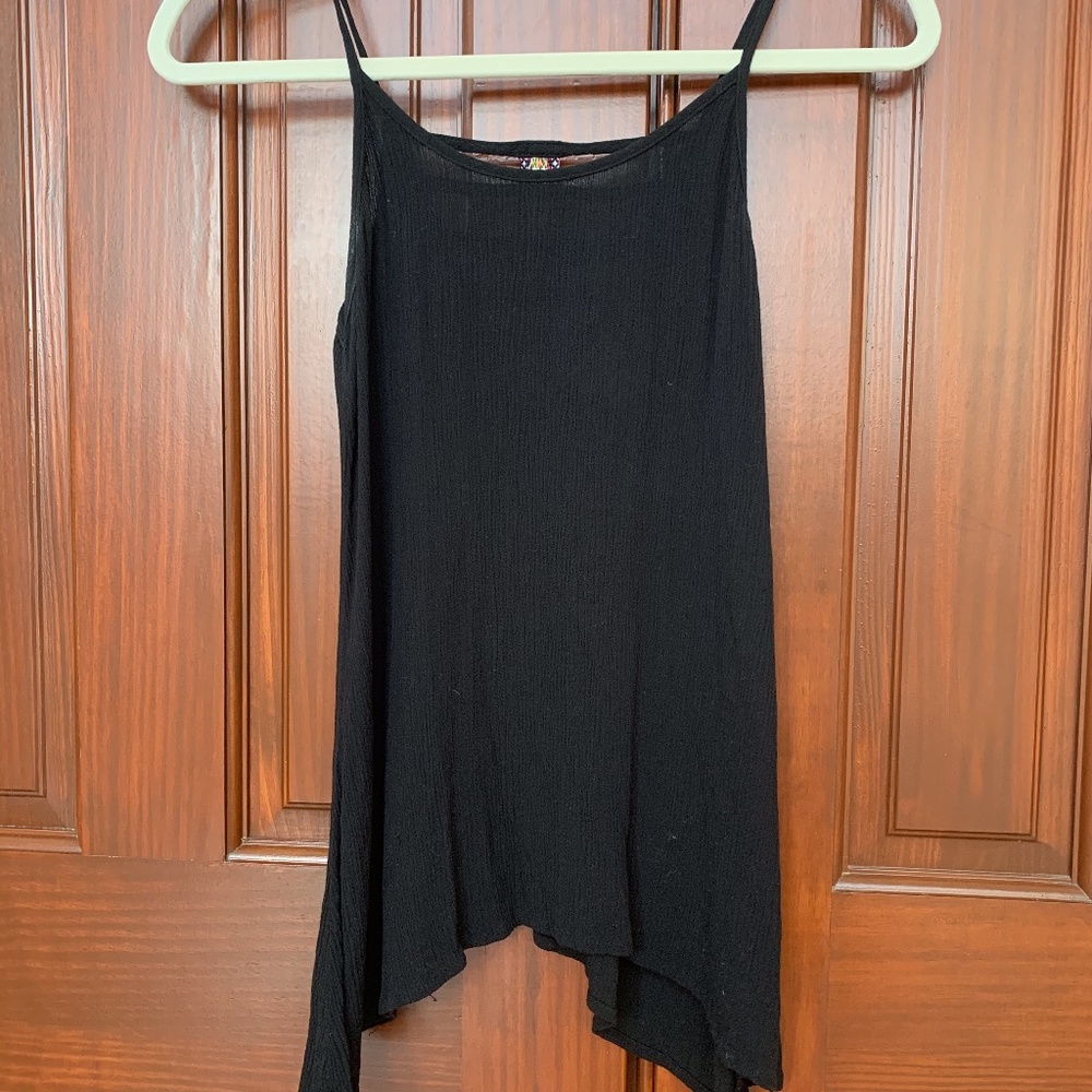 Flowy Black Tank Top